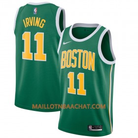 Maillot NBA Boston Celtics Kyrie Irving 11 2018-19 Nike Vert Swingman - Homme